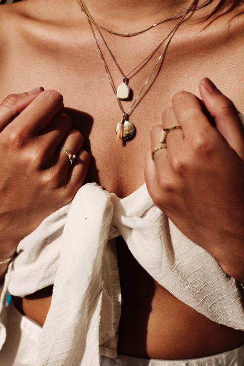BOX NECKLACE GOLD